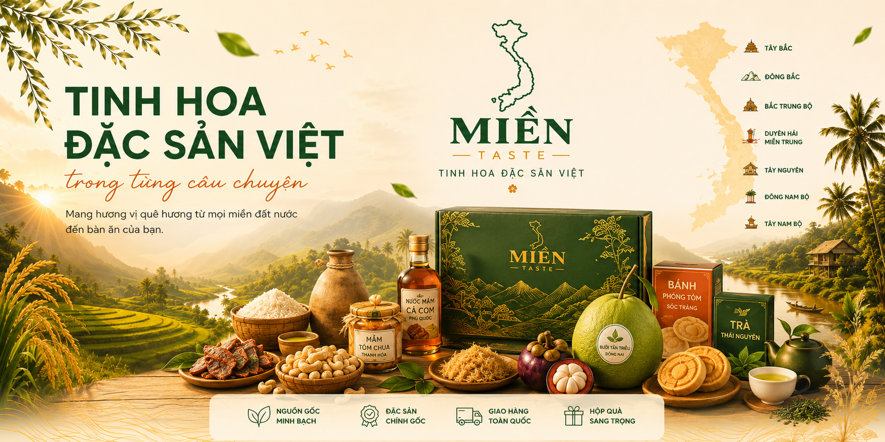 Miền Taste - Đặc sản vùng miền Việt Nam